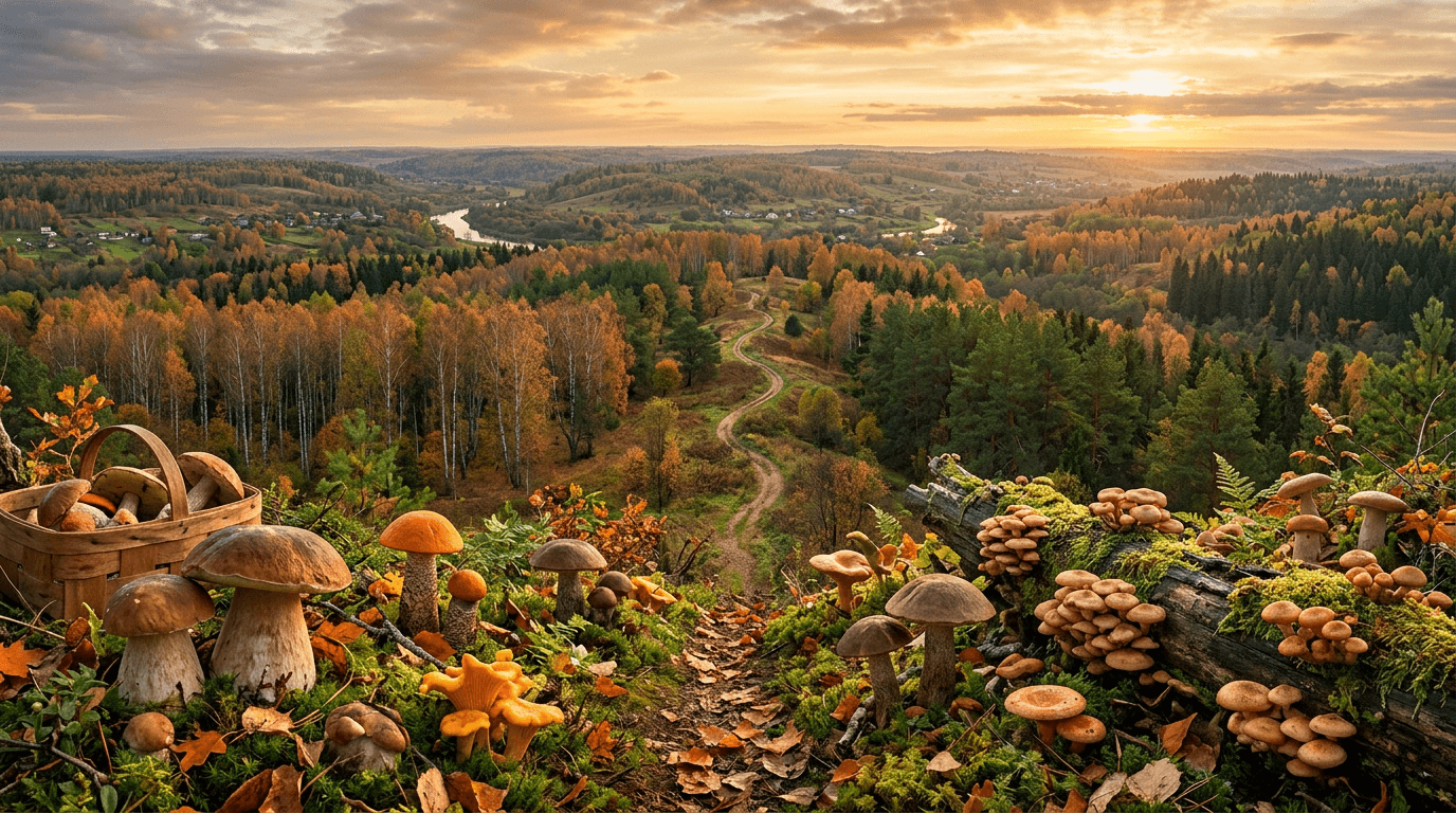 Where mushrooms grow in Russia and Belarus: a complete guide to species and places
