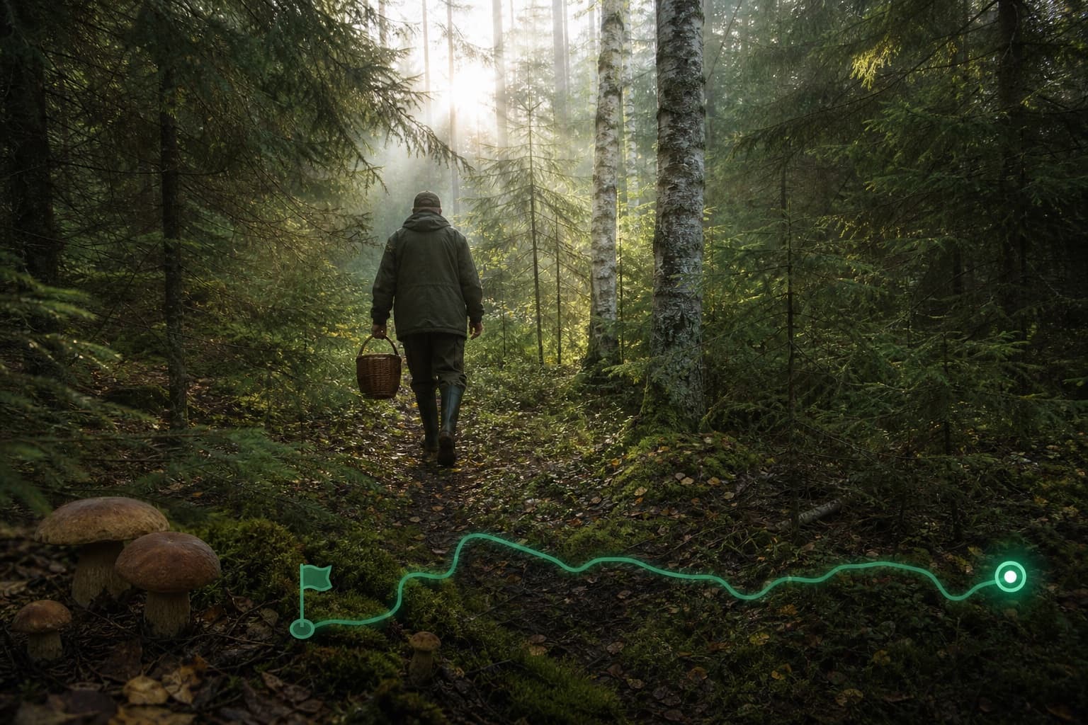 How not to get lost in the forest: the Track feature in SkyForest